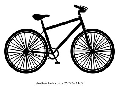 a bicycle silhouette vector illustration