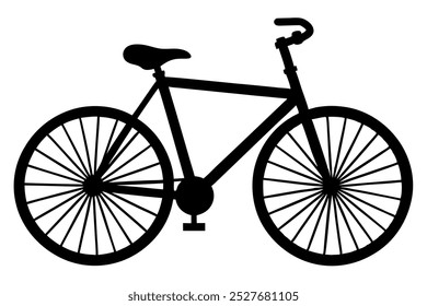 a bicycle silhouette vector illustration