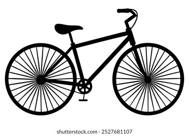 a bicycle silhouette vector illustration