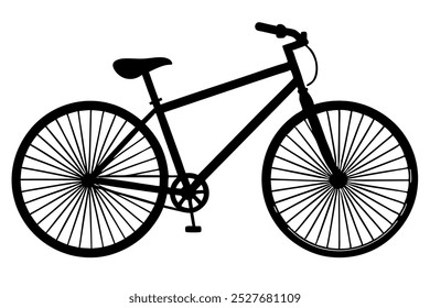 a bicycle silhouette vector illustration