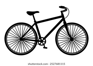 a bicycle silhouette vector illustration