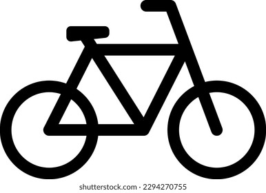 Bicycle simple vector design icon