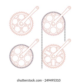 Bicycle single-speed transmission