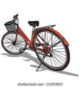 Bicycle sketchbook vector