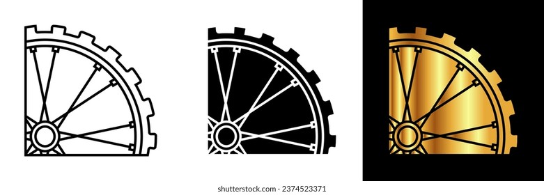 The Bicycle Spokes icon represents the intricate network that forms the backbone of a bicycle wheel.