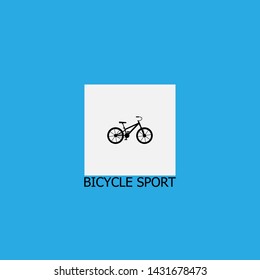 bicycle sport icon sign signifier vector