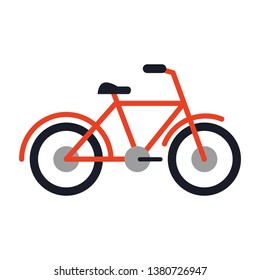 Bicycle Sport Vehicle Isolated flat