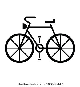 bicycle symbol vector