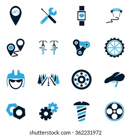 Bicycle symbol for web icons