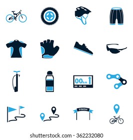 Bicycle symbol for web icons