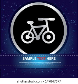 Bicycle symbol,vector