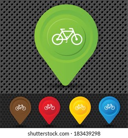 Bicycle symbol,vector
