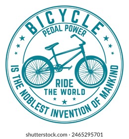 bicycle t shirt design bicycle is the noblest invention of mankind