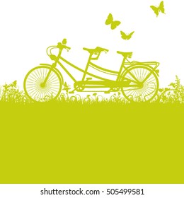 Bicycle and tandem 