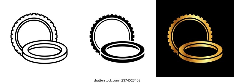 The Bicycle Tire icon embodies the essence of mobility, representing the rubber foundation that meets the road with every pedal.