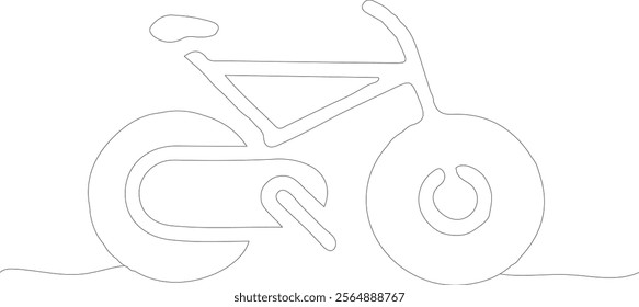 Bicycle toddle icon bike vector symbol, Modern and editable bicycle icon.