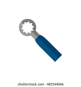 Bicycle tools icon in flat color style. Wrench mechanic setting maintenance professional