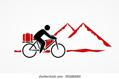 Bicycle tourist
