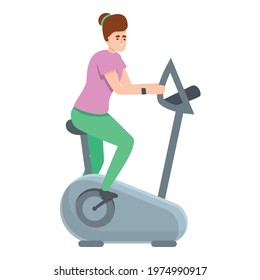 Bicycle tracker icon. Cartoon of Bicycle tracker vector icon for web design isolated on white background