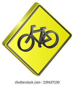 Bicycle traffic sign
