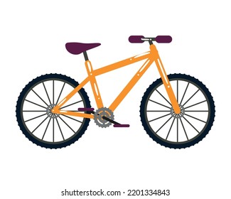 bicycle transport icon isolated vector