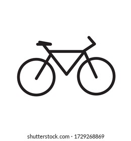 Bicycle, Transportation Vector Icon Design