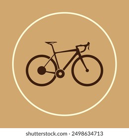 Fahrrad trendy Symbol subtile schöne Vektorgrafik bunte abstrakte Kunstwerk
