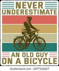 Bicycle T-Shirt Design, Cycling, Mountain Bike, Vector Art, Illustration, Typography Design, Digital Print, Vintage T-Shirt.
