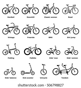 styles of bicycles