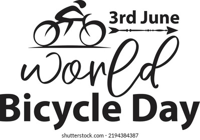 Bicycle  Typography T Shirt Design
