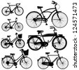 bicycle silhouettes