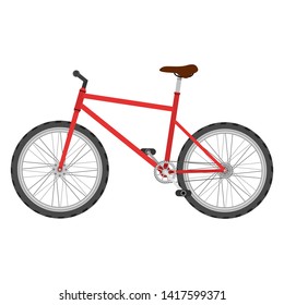 Bicycle vector design illustration isolated on white background