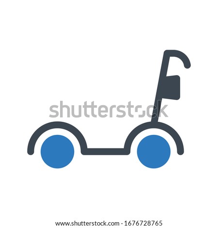 bicycle vector glyph color icon 