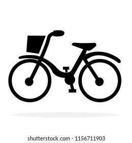 Bicycle vector icon.