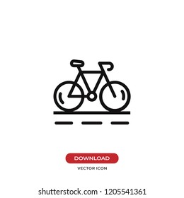 Bicycle vector icon