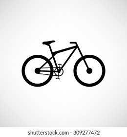 bicycle  - vector icon