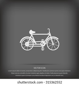 bicycle vector icon