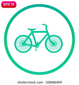 Bicycle vector icon.