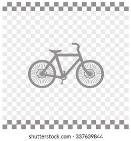 Bicycle vector icon.