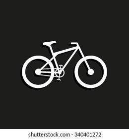 bicycle - vector icon