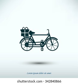bicycle vector icon