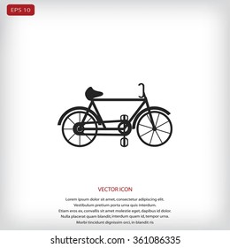 bicycle vector icon