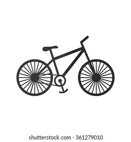Bicycle  - vector icon