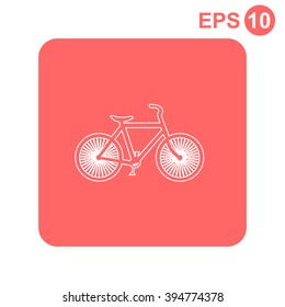 Bicycle vector icon.