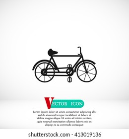 bicycle vector icon