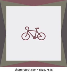 Bicycle Vector Icon.