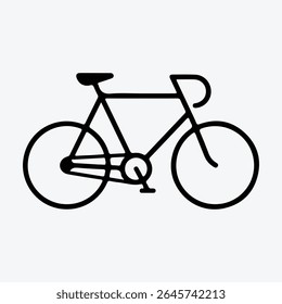 bicycle vector icon and  vector art graphic 