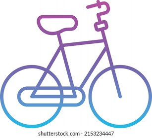 Bicycle vector icon. Can be used for printing, mobile and web applications.
