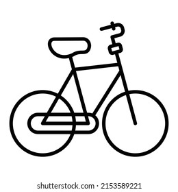 Bicycle vector icon. Can be used for printing, mobile and web applications.