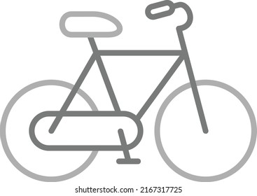 Bicycle vector icon. Can be used for printing, mobile and web applications.